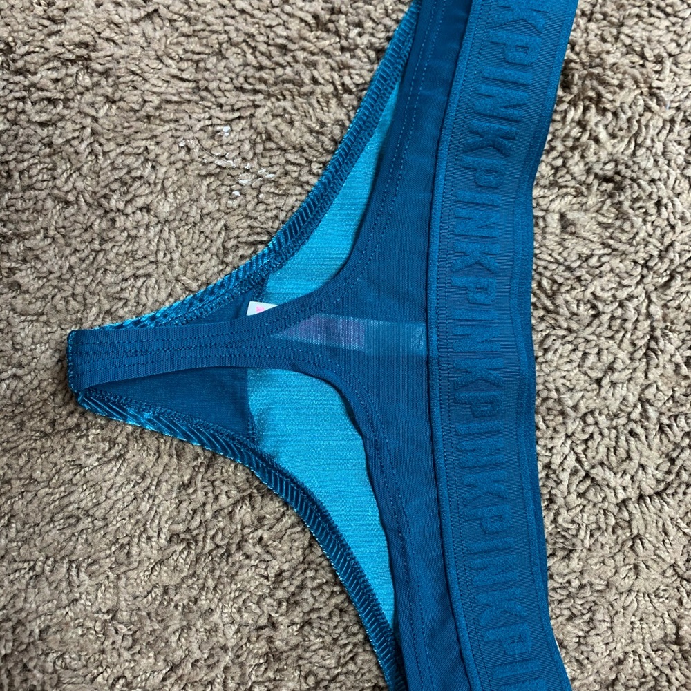 Pink Velvet Thong